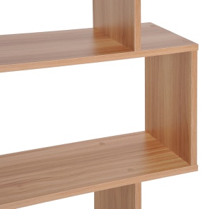biblioteca cu 6 rafturi, design modern, 80x23x192cm - Img 8
