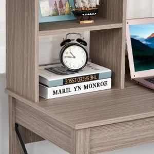 birou raft cu biblioteca, 105x50x137,5cm - Img 6