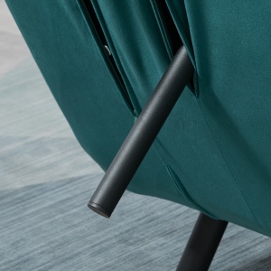 Canapea Extensibila 3-in-1 – Catifea Verde Marin, Spatar Reglabil - Img 8
