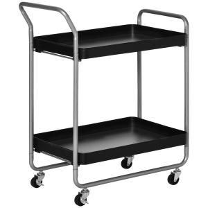 carucior rulant, utilitar, 2 rafturi 63x40.4x83.5 cm - Img 1
