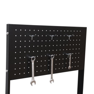 Cărucior scule pentru Atelier cu Sertar Negru și Portocaliu 61.5 x 33 x 76cm - Img 9