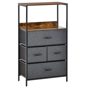 comoda cu 4 sertare pliabile, 58x29x103cm - Img 1