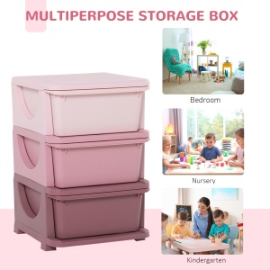 Comoda pentru depozitare Organizare Baie Polipropilena, 37x37x56.5, Multicolor Ros - Img 7