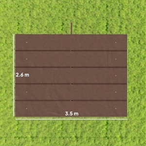 Copertina Pergola din Poliester Rezistent 350×260 cm - Img 3