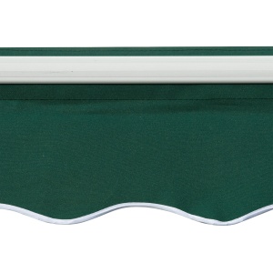 Copertină Retractabilă Manuală pentru Verandă, 3x2 m, Verde - Img 9