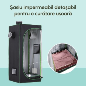 Cort Cultivare Hidroponica 60×60×140 cm – Grow Tent Compact - Img 8
