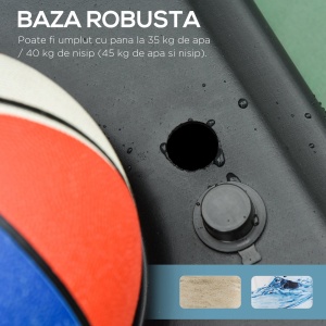 Cos Baschet Exterior – Portabil, Reglabil 195–245 cm - Img 5