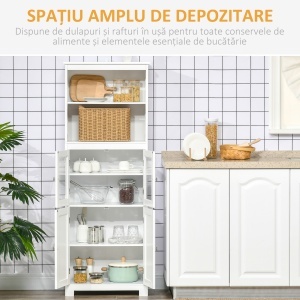 Dulap Camara cu Usi din Sticla – MDF Modern - Img 4