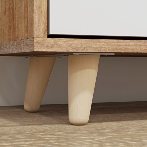 Dulap pentru Pantofi cu Economie de Spațiu cu 3 Sertare și Raft Reglabil, Suport Subțire pentru, 72x24x119 cm, Alb - Img 9