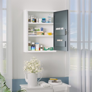 Dulapior Medicamente – Montat pe Perete, 3 Nivele - Img 2