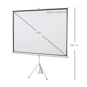 Ecran Proiectie 100” – Format 4:3 cu Trepied - Img 3