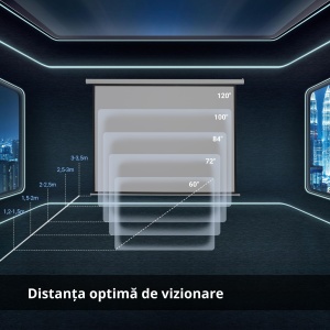 Ecran Proiector 100” – Montaj Pe Perete sau Tavan - Img 9