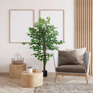 Ficus artificial cu ghiveci, interior/exterior - Img 2