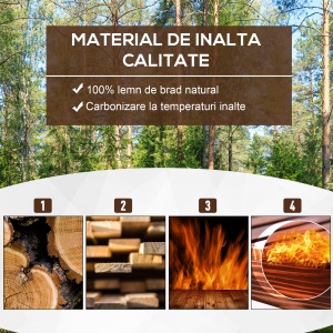 Jardinieră de Grădină Dreptunghiulară pentru Plante, 80x33x30 cm, Lemn Natural - Img 5