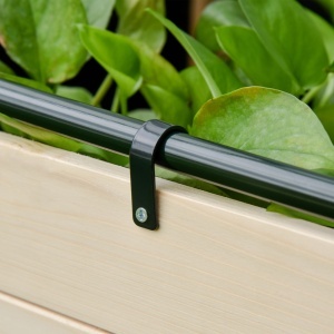 jardiniera tip sera, pentru plante, 121x55x117cm, lemn - Img 9