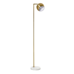 Lampadar Vintage – Abajur Reglabil, E27, Finisaj Auriu - Img 1