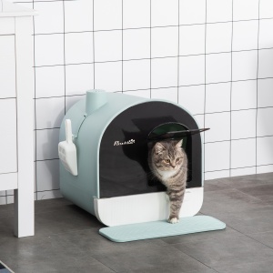 Litiere inchisa pentru Pisici – Cu Tava Detasabila & Filtru - Img 2