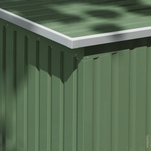 magazie pentru scule de gradina, 280x130x172cm, Verde deschis - Img 9