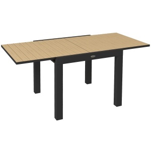 Masă extensibilă pentru terasă, cu 4-6 locuri, 81-162 cm - Img 1
