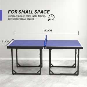 Masa Ping Pong – Pliabila 182×91×76 cm cu Plasa - Img 5