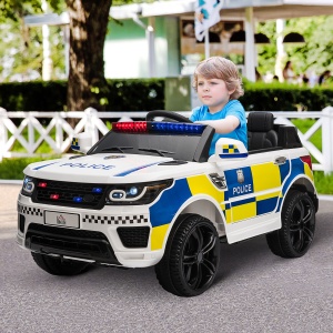 Masina Politie 12V pentru Copii – Telecomanda, Sirena & Lumini Realiste - Img 2