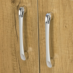 Mobilier de Baie Modern Sub Chiuvetă, Dulăpior Suspendat cu 2 Uși și 2 Rafturi, 60x30x60 cm, Lemn Natural - Img 9