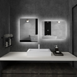 Oglindă de Baie cu Lumini LED Reglabile, Comutatoare Touch și Funcție Antiaburire, 70x50 cm - Img 2
