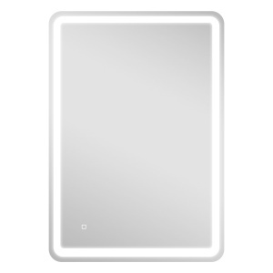 Oglindă de Baie Touch 70x100 cm cu LED 3 Tonuri de Lumină și Antiaburire - Img 1