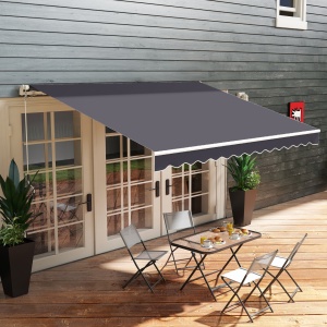Pânză de Schimb pentru Copertină Retractabilă Anti UV 30+, 3.47x2.9 m, Gri - Img 9