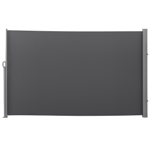 Paravan Lateral Retractabil cu Mâner și Anti UV, 300x180 cm, Gri - Img 1