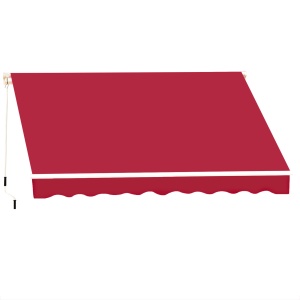 perdea tip rulou impermeabil, 295x245cm, bordeaux - Img 1