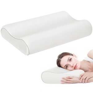 Pernă Memory Foam cu Husă Detașabilă 60x40x10/12 cm Crem