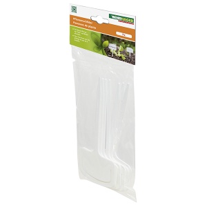 Placute plastic 7 buc, 6x15cm pentru flori si plante