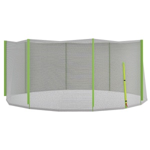 Plasa de siguranta pentru trambulina 366cm, Verde