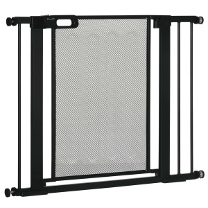 Poarta de Siguranta Reglabila 76–103 cm pentru Usi/Scari – Negru - Img 1