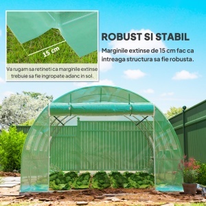 Prelata Sera 4×3×2 m – Cu 8 Ferestre, Usa Rulanta si Margini - Img 5