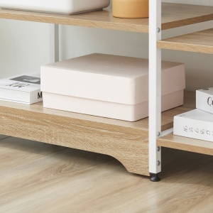 Raft pentru Bucatarie Economie de Spatiu Dulap cu 7 Rafturi din Metal Lemn - Img 8