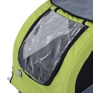 Remorca Bicicleta Caini – 130×90×110 cm, Verde & Ventilata - Img 6