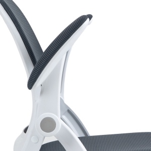 Scaun Birou Ergonomic – Gri, cu Spatar Plasa & Reglabil - Img 9