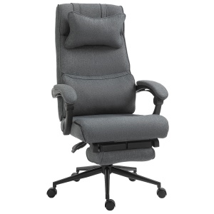 Scaun Birou Ergonomic Reglabil cu Tetiera si Suport Picioare - Img 1
