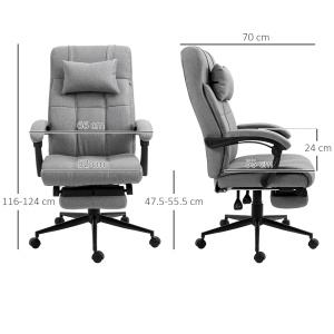 Scaun Ergonomic Rabatabil – Tetiera & Suport Picioare - Img 3