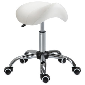 scaun pentru salon, tip sa 52×53×49-61cm, crem - Img 1