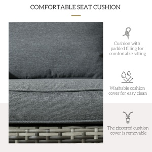 Scaun Rachita Adirondack pentru Gradina, Gri - Img 6