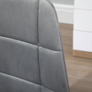 scaun rotativ, ergonomic, 59x59x81-91cm gri - Img 9