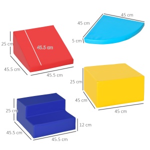 Set Constructii Moi – 4 Piese Multicolor pentru Copii 1-3 Ani - Img 3