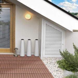 set gresie de gradina, 30x30x2.2cm, maro - Img 7