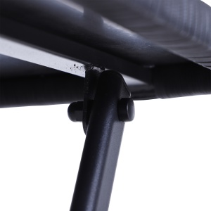 Set Mobilier pentru Grădină din Poly Ratan 3buc Set Masă și 2 Scaune pentru Grădină Pliabile Negru - Img 8