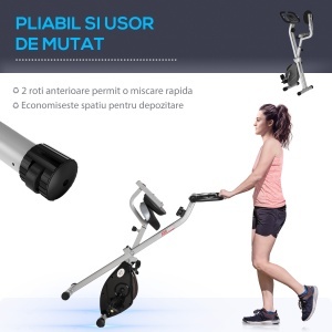 Soozier Bicicleta de Camera Pliabila – Reglabila, 8 Nivele Rezistenta - Img 4