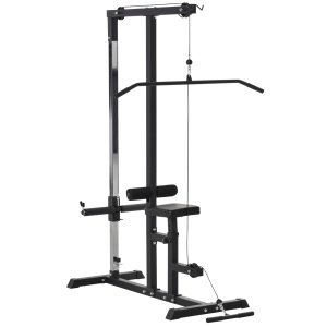 Statie Fitness Pull‑Down cu Banca Reglabila şi Cablu – Antrenament Acasa