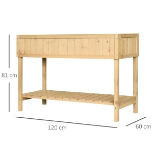 suport raft pentru plante, 8 grilaje, 120x60x81 cm - Img 3